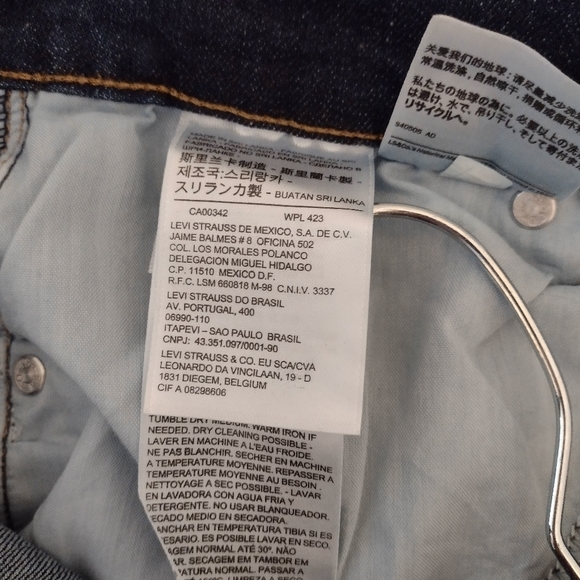 Levi's 505 Straight Leg Jeans Size 12 W 31 L 32 NEW - Picture 5 of 10